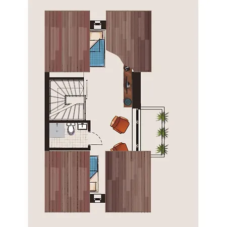 בית נופש Duenenhuus West Modern Retreat *